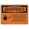 Signmission Safety Sign, OSHA WARNING, 5" Height, 7" Width, Arc Flash Hazard Disconnect Spanish, Landscape OS-WS-D-57-L-12460 - alternate 1